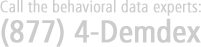 Call the behavioral data experts - 877-4-demdex